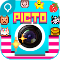 斑点水印装饰拍照
       
        PICTO LOGO-APP點子